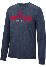 Colosseum Dayton Flyers Navy Blue Tournament Long Sleeve T Shirt