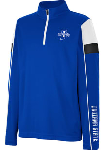 Colosseum Indiana State Sycamores Youth Blue Screever Long Sleeve Quarter Zip Shirt
