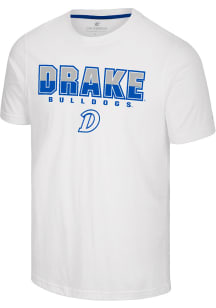Colosseum Drake Bulldogs White Crane Short Sleeve T Shirt