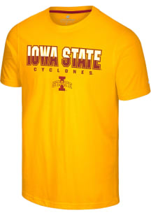 Colosseum Iowa State Cyclones Gold Crane Short Sleeve T Shirt