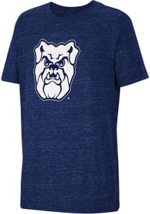 Colosseum Butler Bulldogs Youth Blue Knobby Primary Logo Short Sleeve T-Shirt