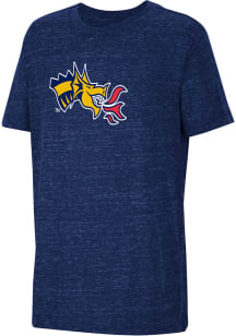 Colosseum Drexel Dragons Youth Blue Knobby Primary Logo Short Sleeve T-Shirt
