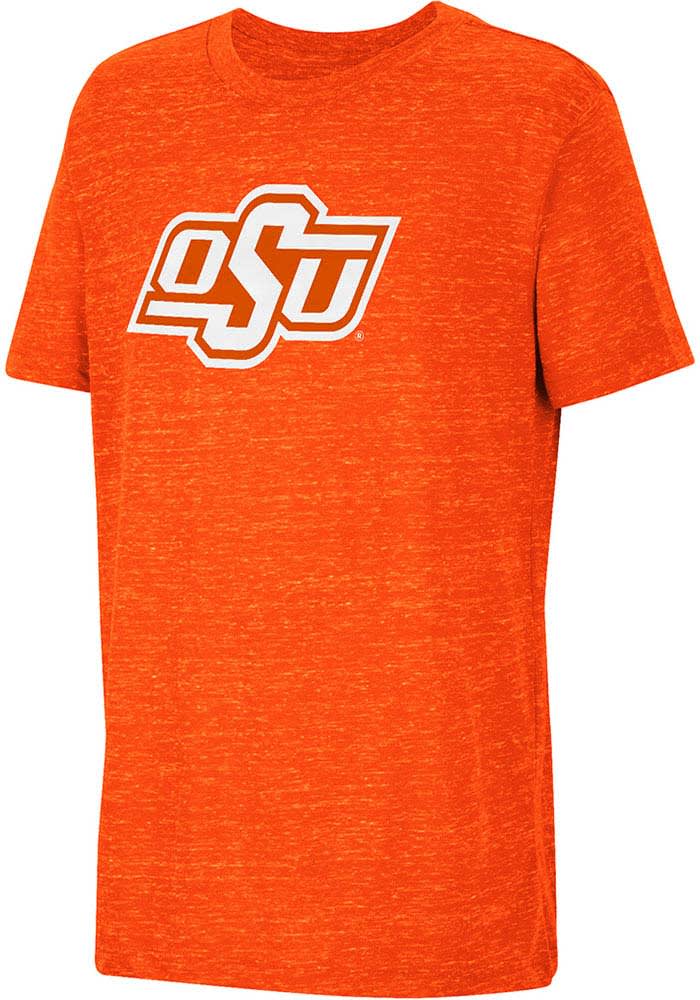 Colosseum Oklahoma State Cowboys Youth Orange Knobby Primary Logo Short Sleeve T-Shirt