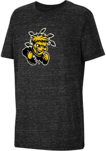 Colosseum Wichita State Shockers Youth Black Knobby Primary Logo Short Sleeve T-Shirt
