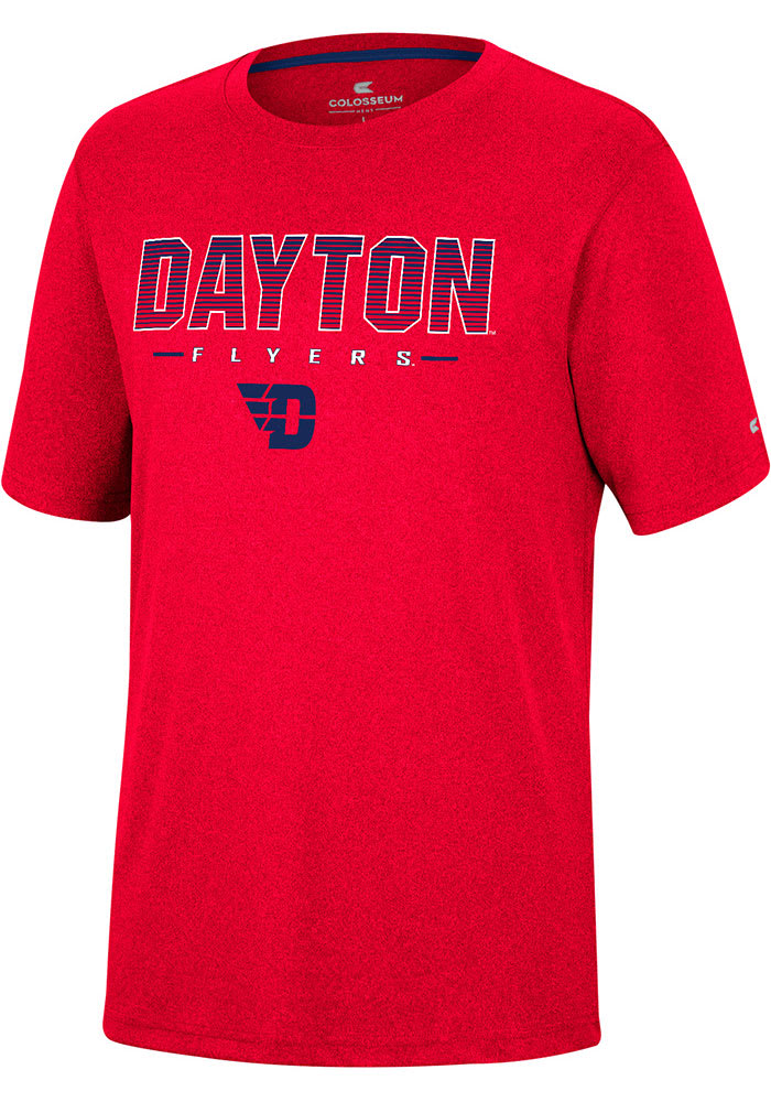 Colosseum Dayton Flyers Youth Red High Pressure Short Sleeve T-Shirt