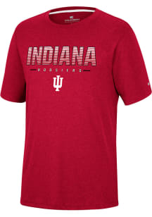 Colosseum Indiana Hoosiers Youth Cardinal High Pressure Short Sleeve T-Shirt