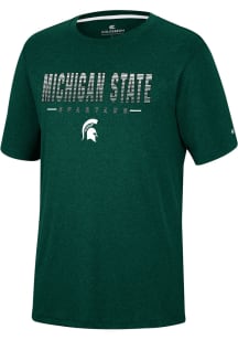 Colosseum Michigan State Spartans Youth Green High Pressure Short Sleeve T-Shirt