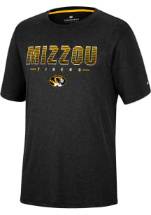 Colosseum Missouri Tigers Youth Black High Pressure Short Sleeve T-Shirt