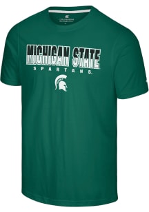 Colosseum Michigan State Spartans Green Crane Short Sleeve T Shirt
