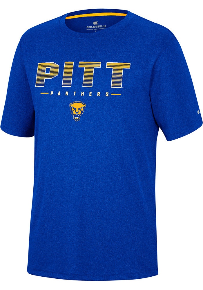 Colosseum Pitt Panthers Youth Blue High Pressure Short Sleeve T-Shirt