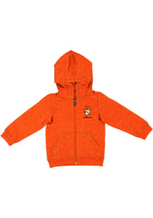 Colosseum Oklahoma State Cowboys Toddler Knobby Long Sleeve Full Zip Sweatshirt - Orange