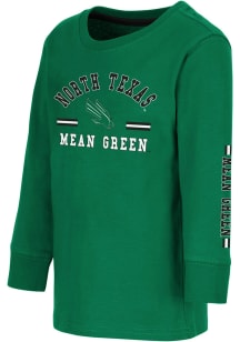 Colosseum North Texas Mean Green Toddler Kelly Green Roof Top Long Sleeve T-Shirt