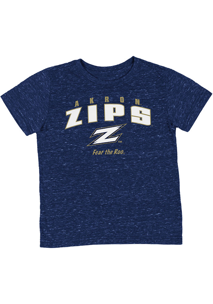 Colosseum Akron Zips Toddler Blue Team Chant Short Sleeve T-Shirt