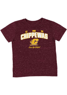 Colosseum Central Michigan Chippewas Toddler Maroon Team Chant Short Sleeve T-Shirt