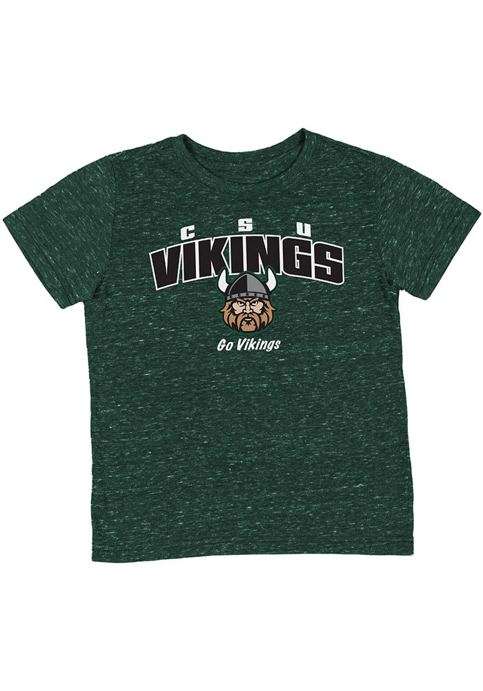 Colosseum Cleveland State Vikings Toddler Green Team Chant Short Sleeve T-Shirt