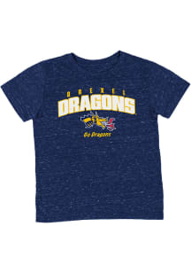 Colosseum Drexel Dragons Toddler Blue Team Chant Short Sleeve T-Shirt
