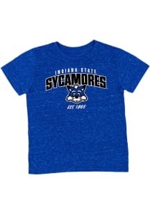 Colosseum Indiana State Sycamores Toddler Blue Team Chant Short Sleeve T-Shirt