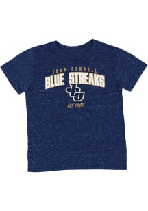 Colosseum John Carroll Blue Streaks Toddler Blue Team Chant Short Sleeve T-Shirt