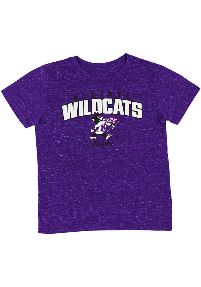 Colosseum K-State Wildcats Toddler Purple Team Chant Short Sleeve T-Shirt