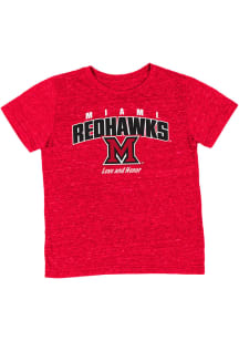 Colosseum Miami RedHawks Toddler Red Team Chant Short Sleeve T-Shirt