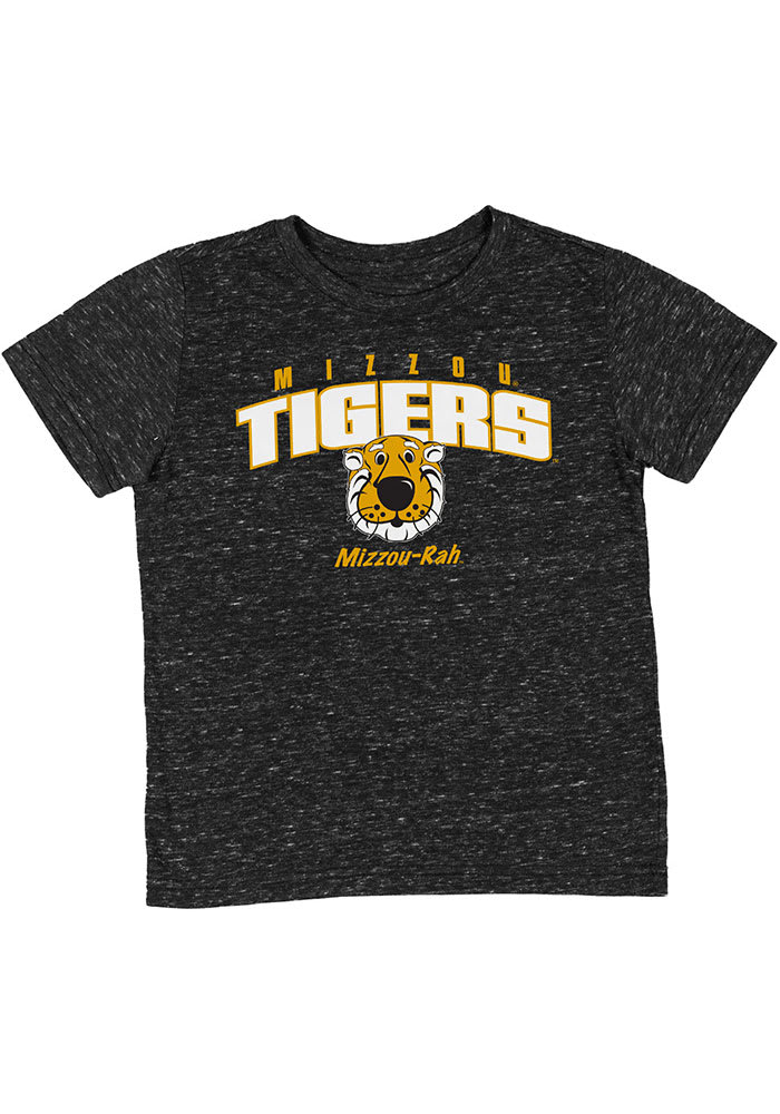 Colosseum Missouri Tigers Toddler Black Team Chant Short Sleeve T-Shirt