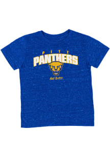 Colosseum Pitt Panthers Toddler Blue Team Chant Short Sleeve T-Shirt