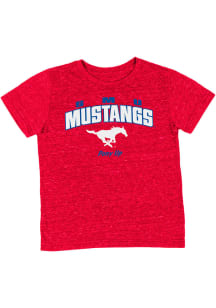 Colosseum SMU Mustangs Toddler Red Team Chant Short Sleeve T-Shirt