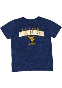 Colosseum West Virginia Mountaineers Toddler Blue Team Chant Short Sleeve T-Shirt
