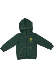 Colosseum Baylor Bears Baby SMU Knobby Long Sleeve Full Zip Sweatshirt - Green