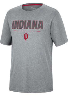Colosseum Indiana Hoosiers Youth Charcoal High Pressure Short Sleeve T-Shirt