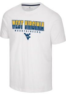 Colosseum West Virginia Mountaineers White Crane Short Sleeve T Shirt