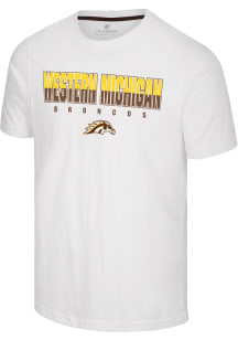 Colosseum Western Michigan Broncos White Crane Short Sleeve T Shirt
