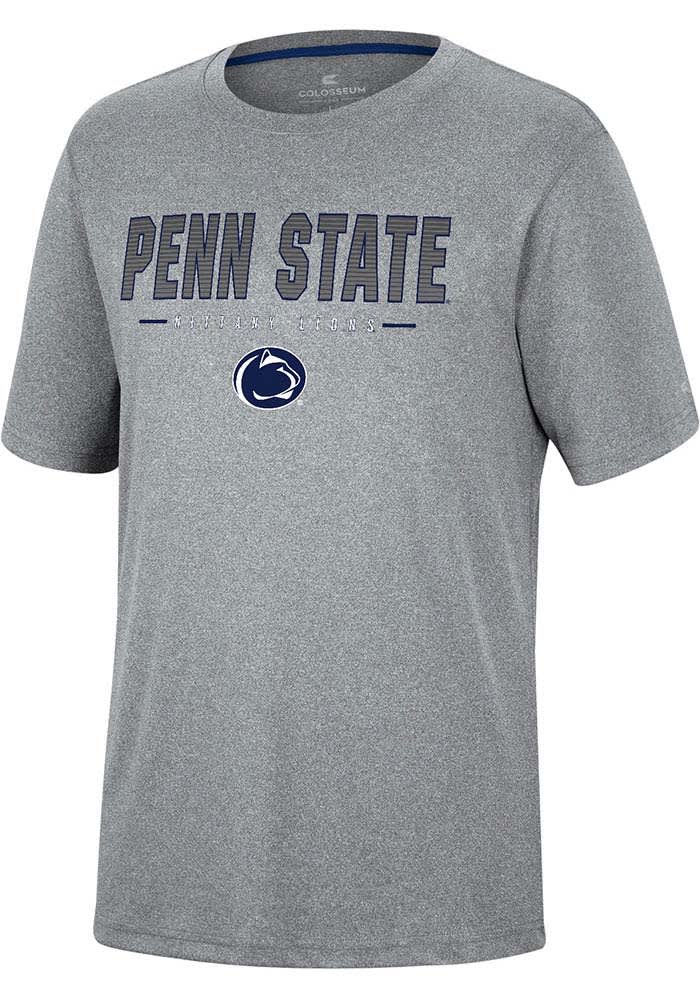 Colosseum Penn State Nittany Lions Youth Charcoal High Pressure Short Sleeve T-Shirt