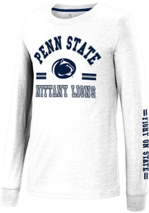Youth Penn State Nittany Lions White Colosseum GCC SMU Roof Long Sleeve T-Shirt