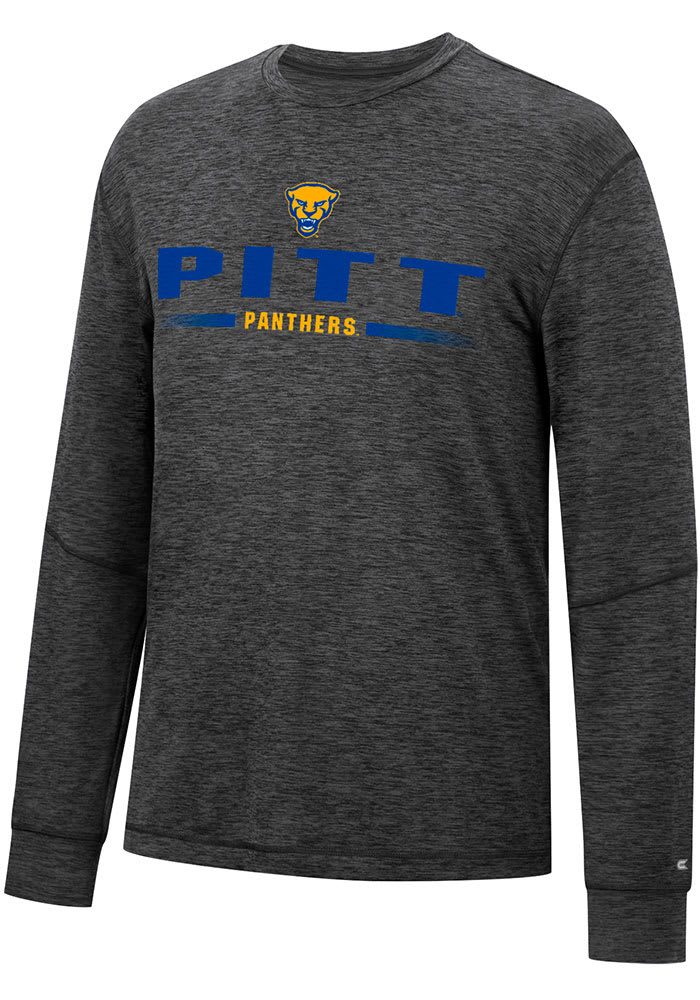 Colosseum Pitt Panthers Black Tournament Long Sleeve T Shirt