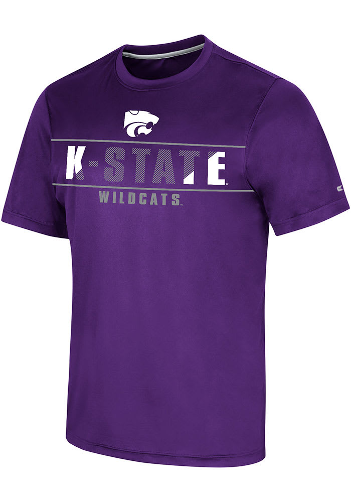 Colosseum K-State Wildcats Purple Marty Short Sleeve T Shirt