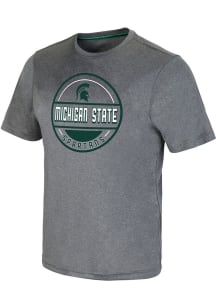Colosseum Michigan State Spartans Grey Larry Short Sleeve T Shirt