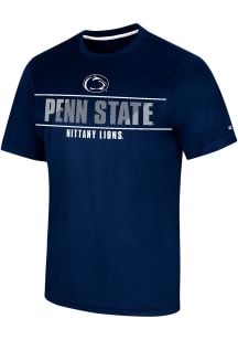 Colosseum Penn State Nittany Lions Navy Blue Marty Short Sleeve T Shirt