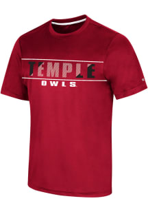 Colosseum Temple Owls Red Marty Short Sleeve T Shirt