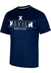 Colosseum Xavier Musketeers Navy Blue Marty Short Sleeve T Shirt