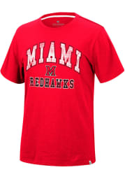 Colosseum Miami RedHawks Red Nice Marmot Short Sleeve T Shirt