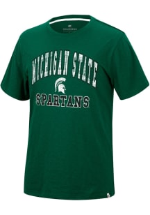 Colosseum Michigan State Spartans Green Nice Marmot Short Sleeve T Shirt