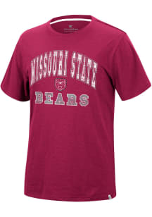 Colosseum Missouri State Bears Maroon Nice Marmot Short Sleeve T Shirt