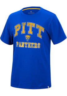 Colosseum Pitt Panthers Blue Nice Marmot Short Sleeve T Shirt