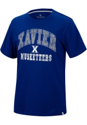 Colosseum Xavier Musketeers Navy Blue Nice Marmot Short Sleeve T Shirt