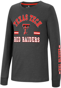 Colosseum Texas Tech Red Raiders Youth Black GCC SMU Roof Long Sleeve T-Shirt