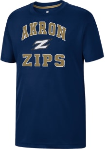 Colosseum Akron Zips Youth Blue GCC SMU George Short Sleeve T-Shirt