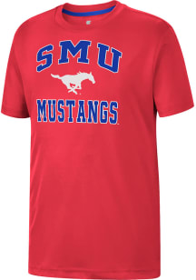 Colosseum SMU Mustangs Youth Red GCC SMU George Short Sleeve T-Shirt