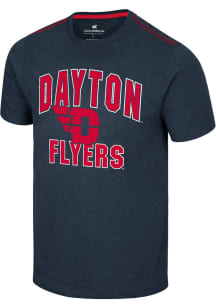Colosseum Dayton Flyers Navy Blue Iginition Short Sleeve T Shirt