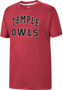 Colosseum Temple Owls Youth Red GCC SMU George Short Sleeve T-Shirt